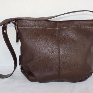 Coach | Brown Pebble Leather Bag